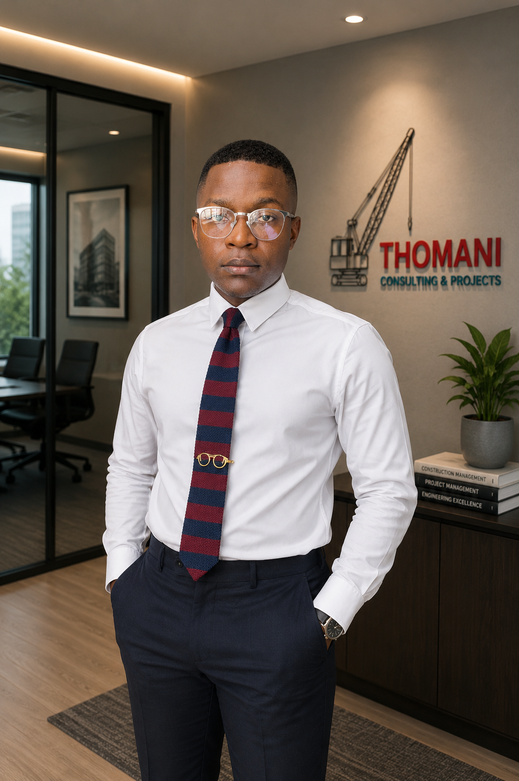 Mr. Evans Tshutshu, Construction Manager